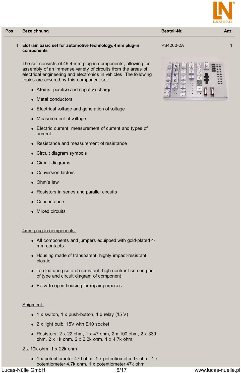 areas of electrical engineering and electronics in vehicles.