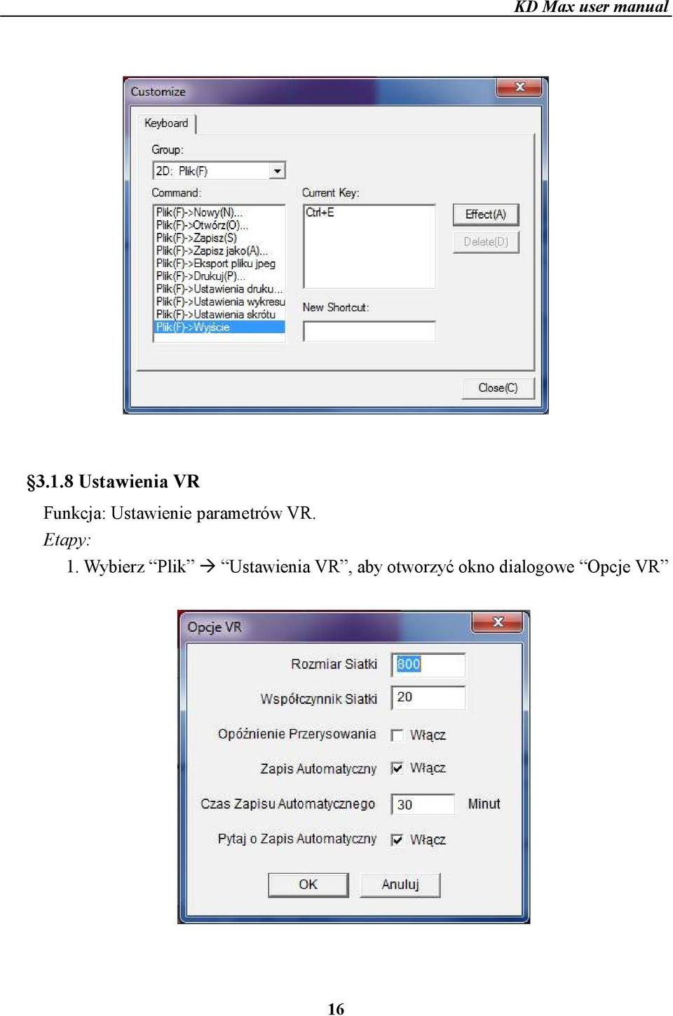 Etapy: 1.