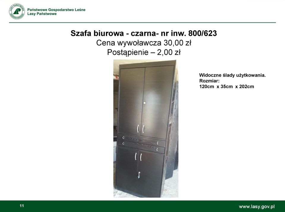 Postąpienie 2,00 zł Widoczne ślady