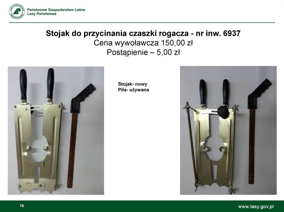 6937 Cena wywoławcza 150,00 zł