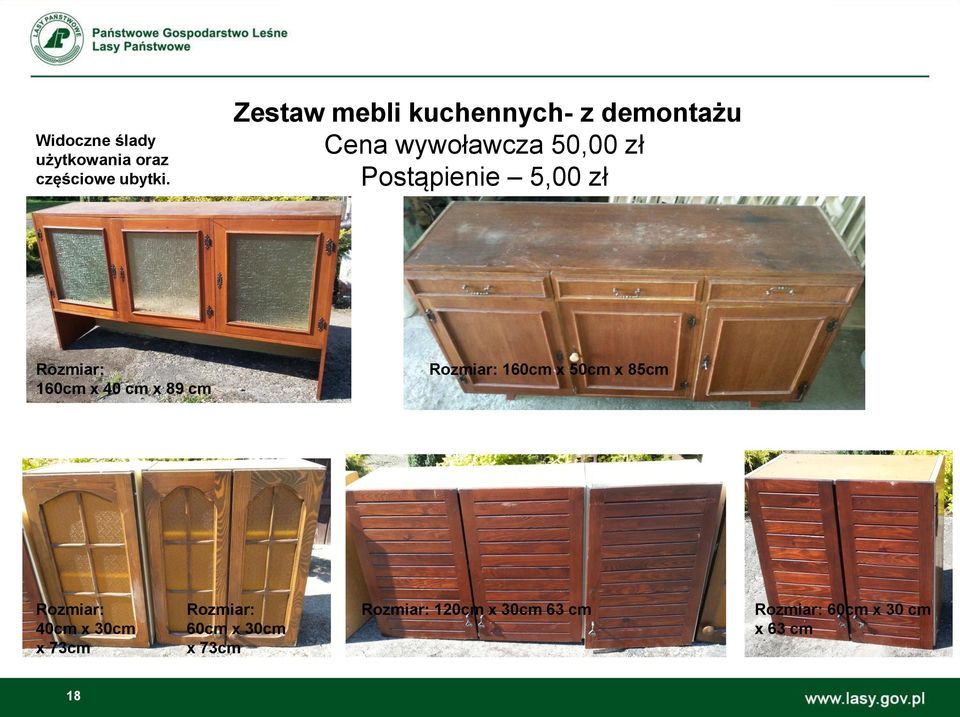 5,00 zł Rozmiar: 160cm x 40 cm x 89 cm Rozmiar: 160cm x 50cm x 85cm Rozmiar: