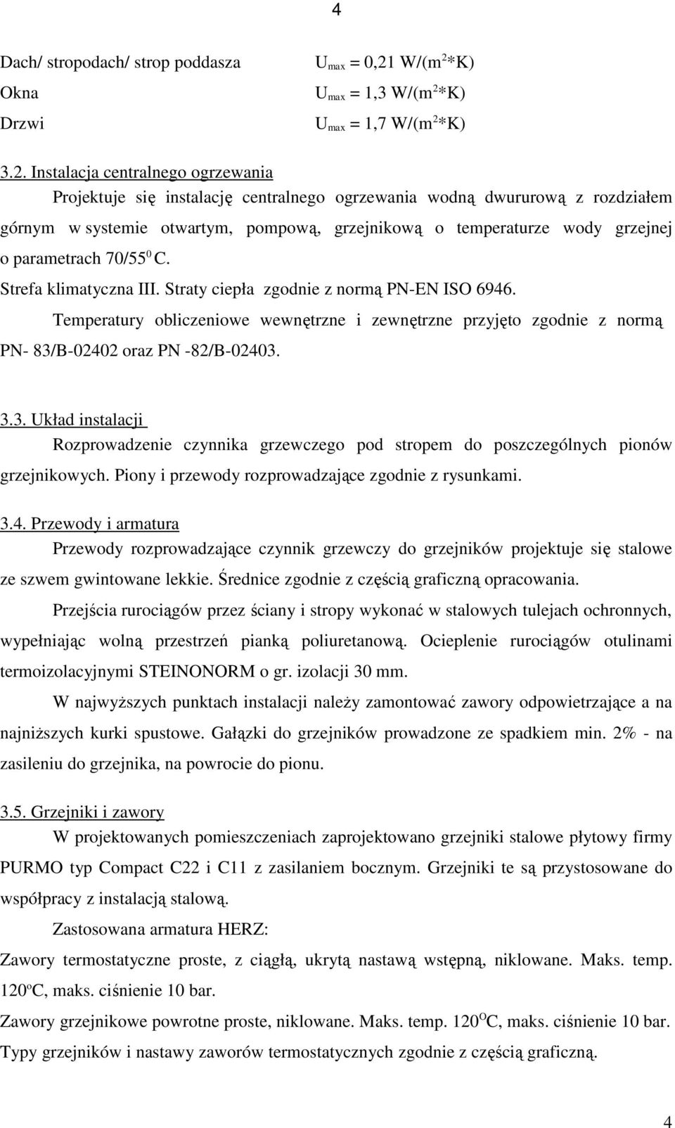 *K) U max = 1,3 *K) U max = 1,7 *K) 3.2.