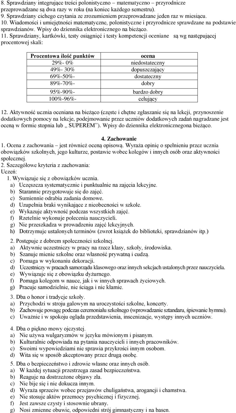 Wpisy do dziennika elektronicznego na bieżąco. 11.