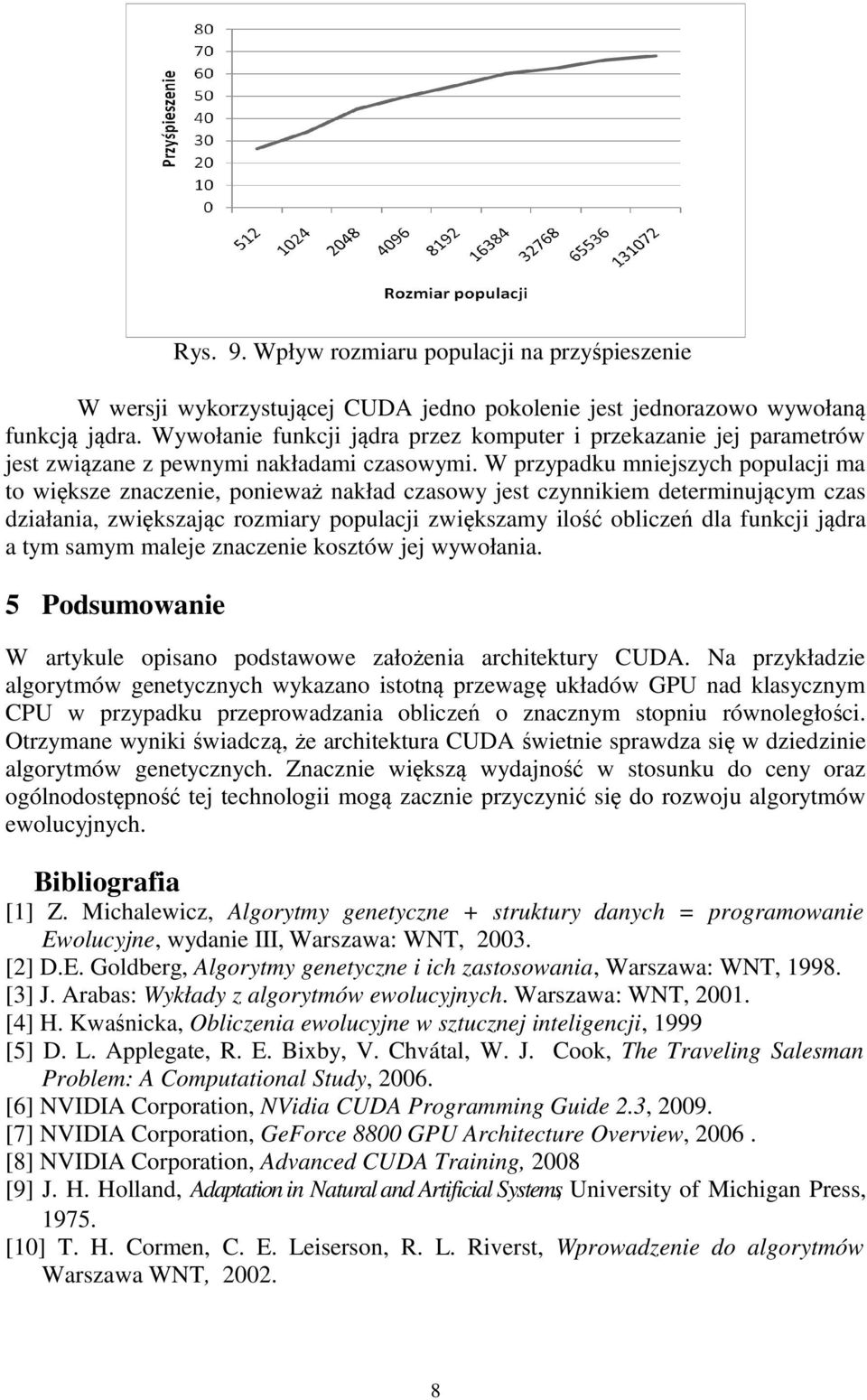 W przypadku mniejszych populacji ma to większe znaczenie, ponieważ nakład czasowy jest czynnikiem determinującym czas działania, zwiększając rozmiary populacji zwiększamy ilość obliczeń dla funkcji