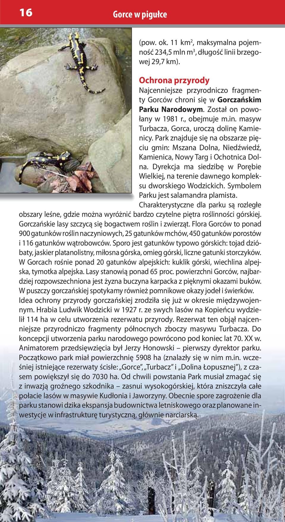 Park znajduje się na obszarze pięciu gmin: Mszana Dolna, Niedźwiedź, Kamienica, Nowy Targ i Ochotnica Dolna.