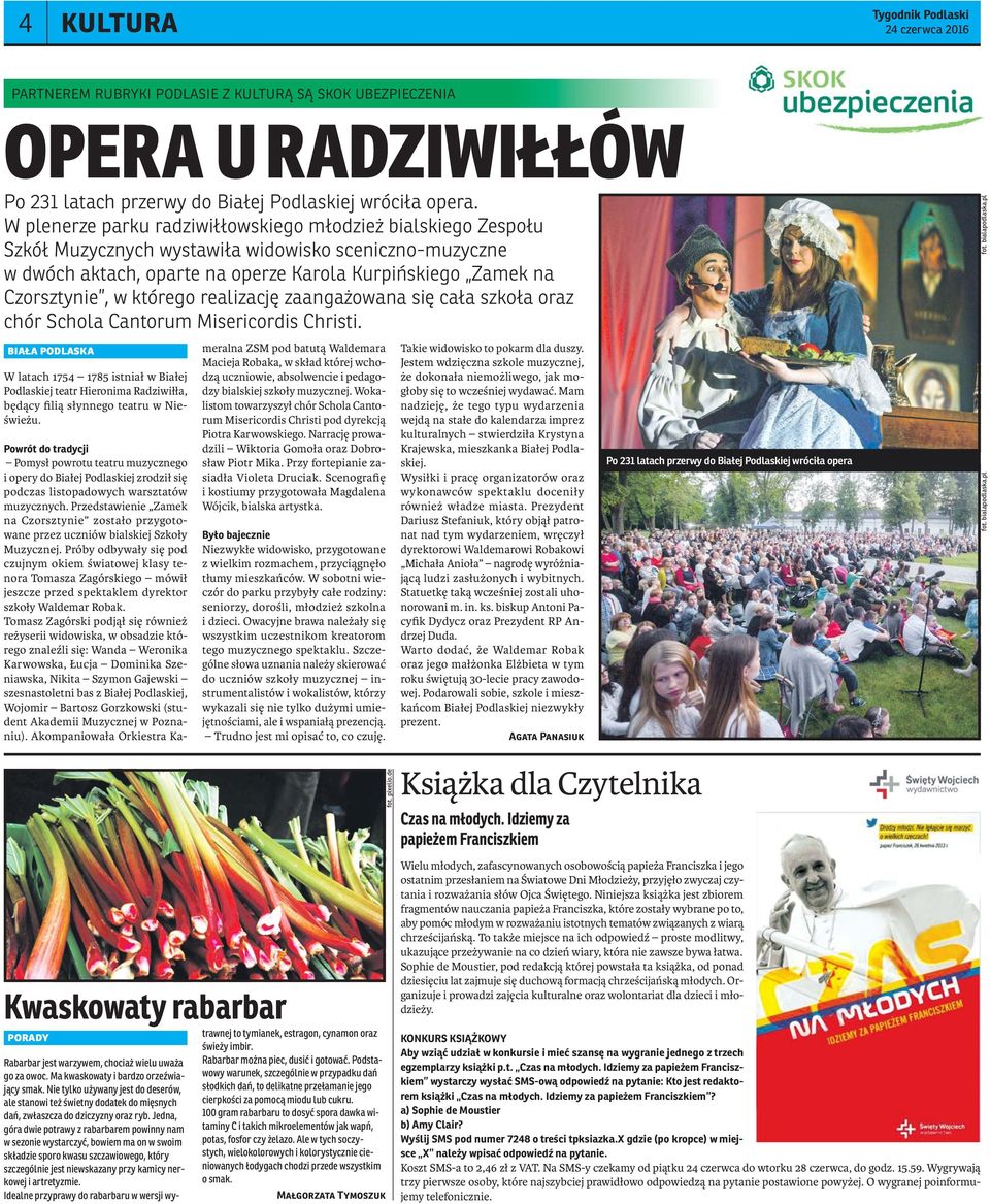 którego realizację zaangażowana się cała szkoła oraz chór Schola Cantorum Misericordis Christi. fot. bialapodlaska.