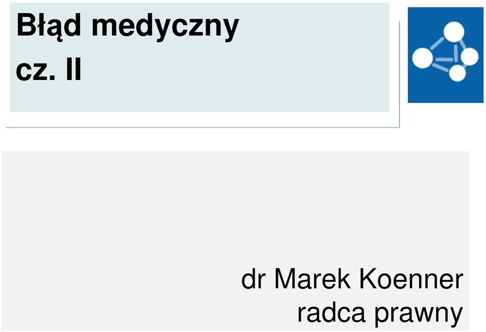 II dr Marek