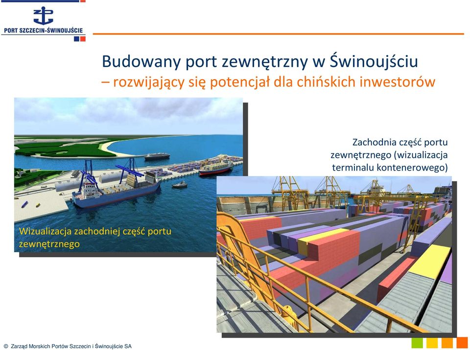 częśćportu zewnętrznego (wizualizacja terminalu