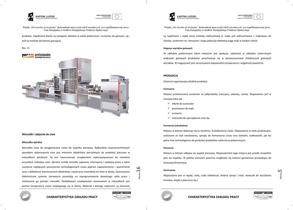 Magazyn wyrobów gotowych W zakładzie piekarniczym takim miejscem jest spedycja, natomiast w zakładzie cukierniczym większość gotowych produktów przechowuje się w pomieszczeniach chłodniczych gotowych