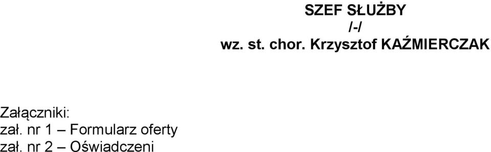 nr 2 Oświadczeni SZEF