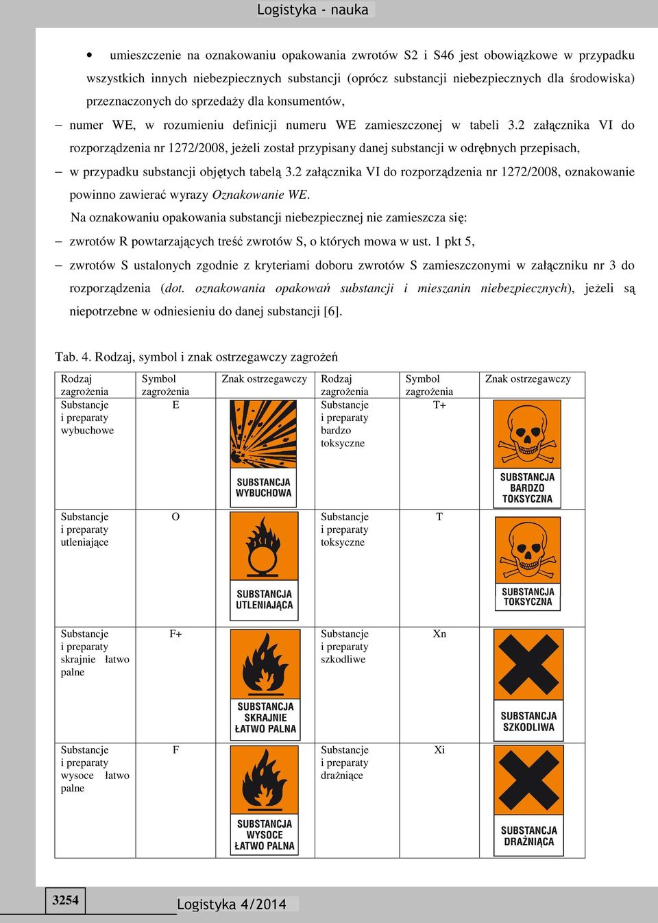 2 załącznika VI do rozporządzenia nr 1272/2008, jeżeli został przypisany danej substancji w odrębnych przepisach, w przypadku substancji objętych tabelą 3.