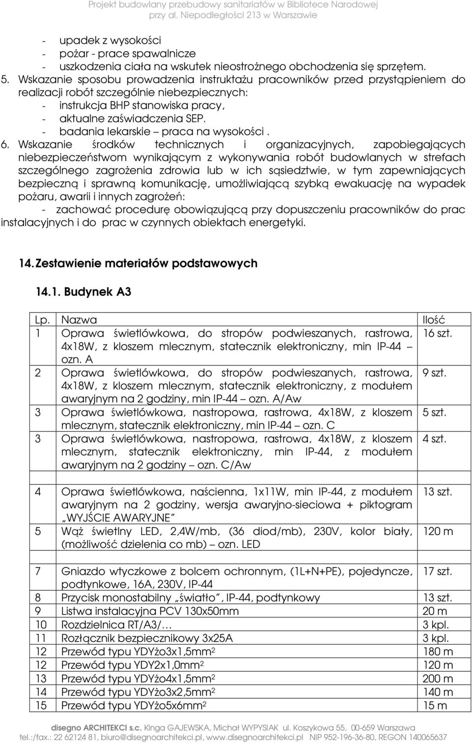 - badania lekarskie praca na wysokości. 6.
