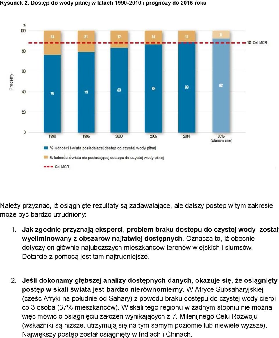 Oznacza to, iż obecnie dotyczy on głównie najuboższych mieszkańców terenów wiejskich i slumsów. Dotarcie z pomocą jest tam najtrudniejsze. 2.