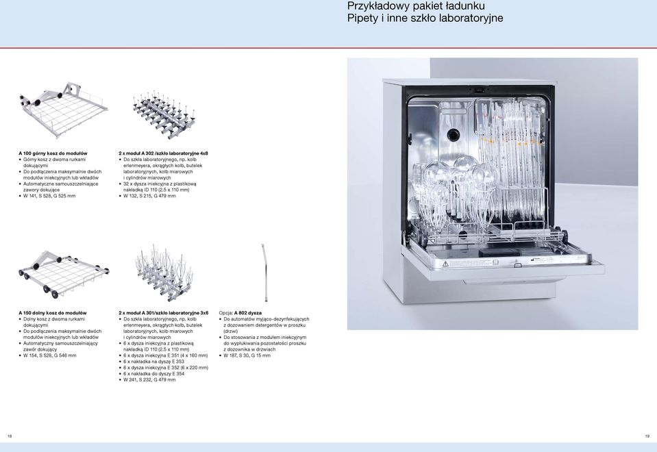 kolb erlenmeyera, okrągłych kolb, butelek laboratoryjnych, kolb miarowych i cylindrów miarowych 32 x dysza iniekcyjna z plastikową nakładką ID 110 (2.