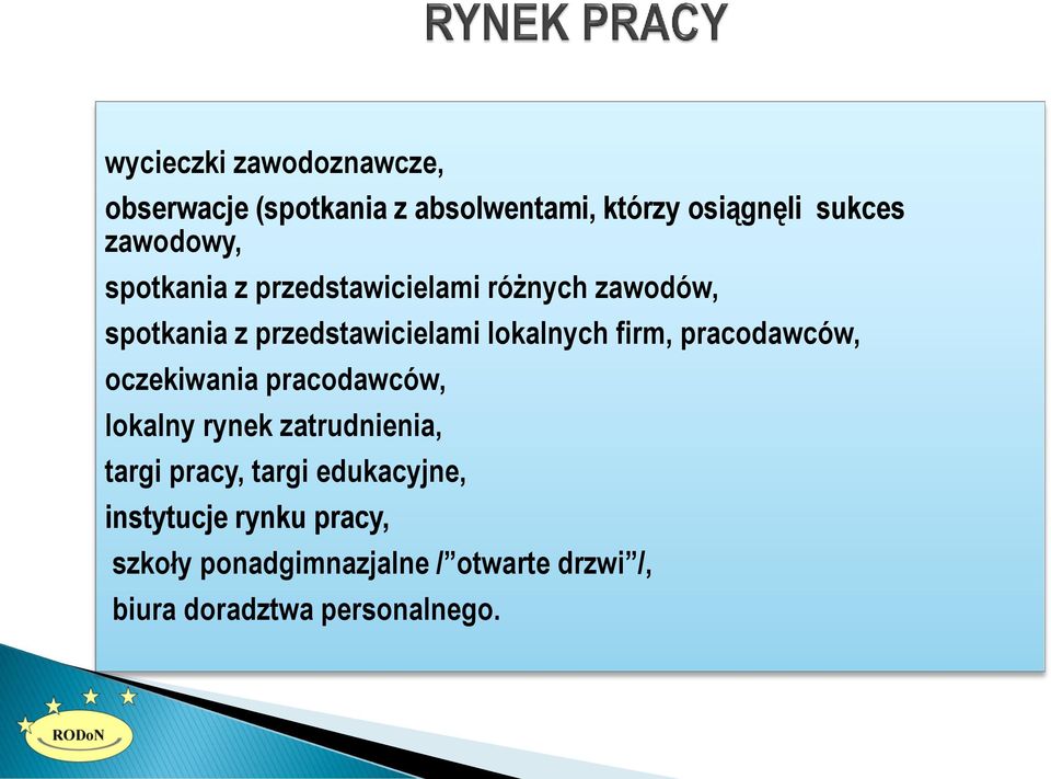 lokalnych firm, pracodawców, oczekiwania pracodawców, lokalny rynek zatrudnienia, targi pracy,