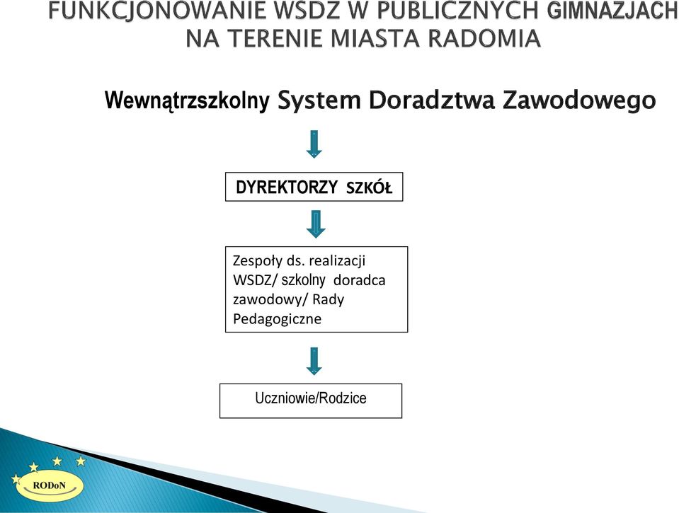 ds. realizacji WSDZ/ szkolny doradca