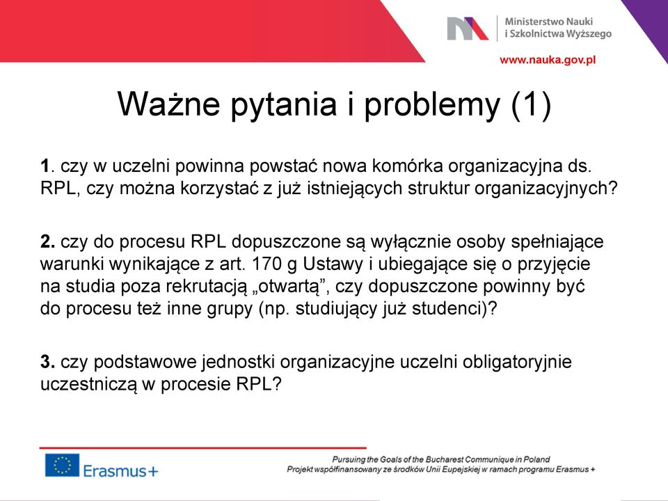 czy do procesu RPL dopuszczone są wyłącznie osoby spełniające warunki wynikające z art.