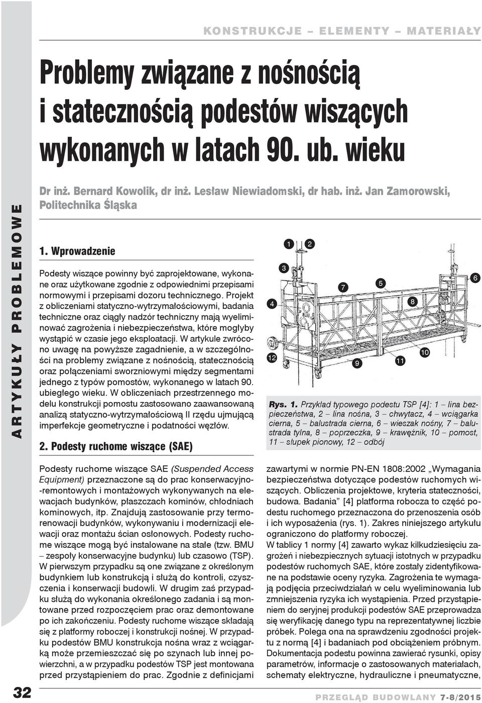 Projekt z obliczeniami statyczno-wytrzymałościowymi, badania techniczne oraz ciągły nadzór techniczny mają wyeliminować zagrożenia i niebezpieczeństwa, które mogłyby wystąpić w czasie jego