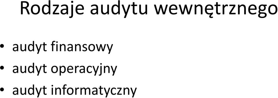 finansowy audyt