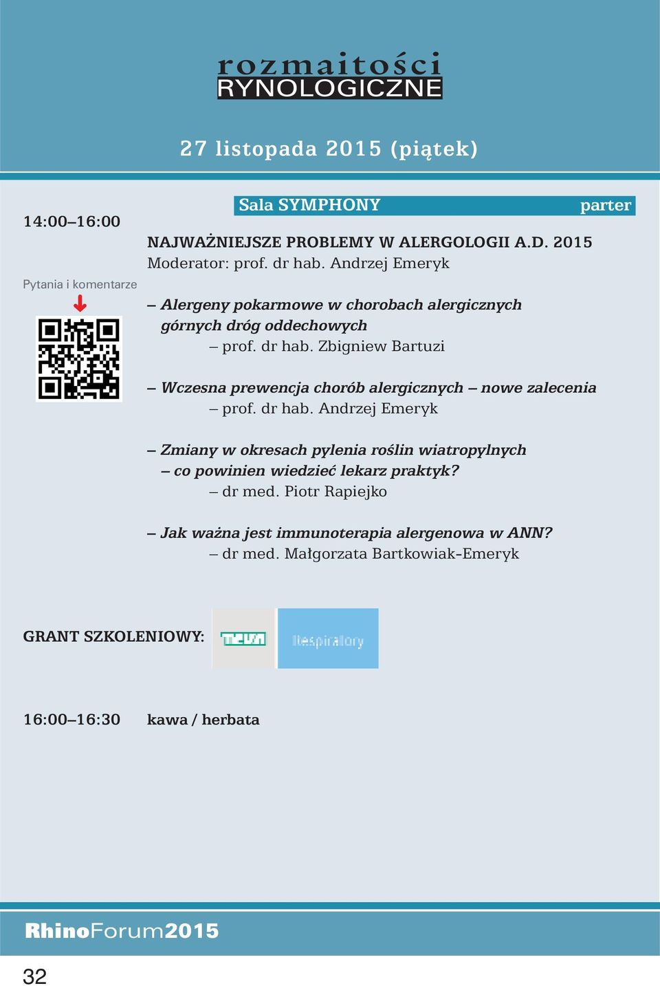 dr hab. Andrzej Emeryk Zmiany w okresach pylenia roêlin wiatropylnych co powinien wiedzieç lekarz praktyk? dr med.