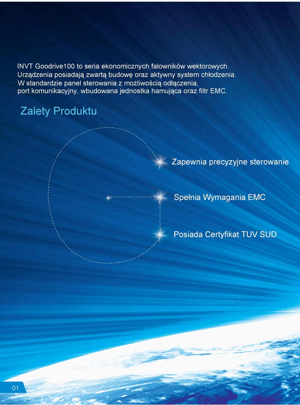 W standardzie panel sterowania z możliwością odłączenia, port komunikacyjny, wbudowana