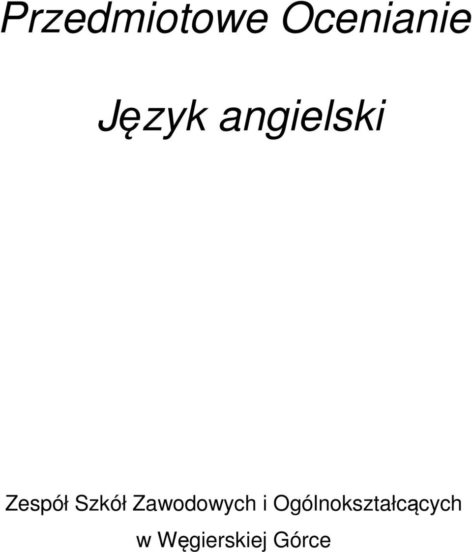 Szkół Zawodowych i