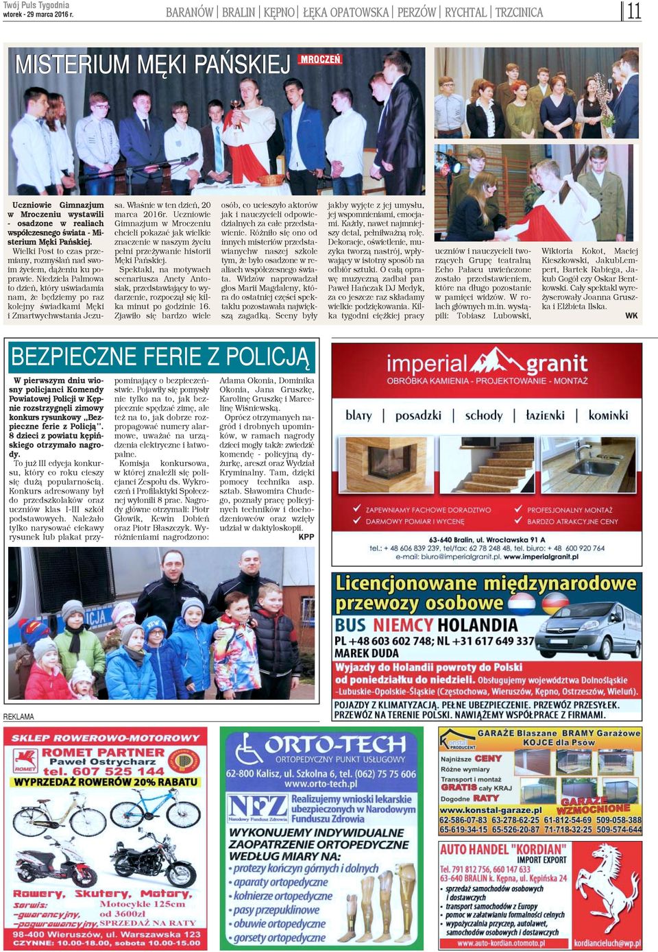 œwiata - Misterium Mêki Pañskiej. Wielki Post to czas przemiany, rozmyœlañ nad swoim yciem, d¹ eniu ku poprawie.