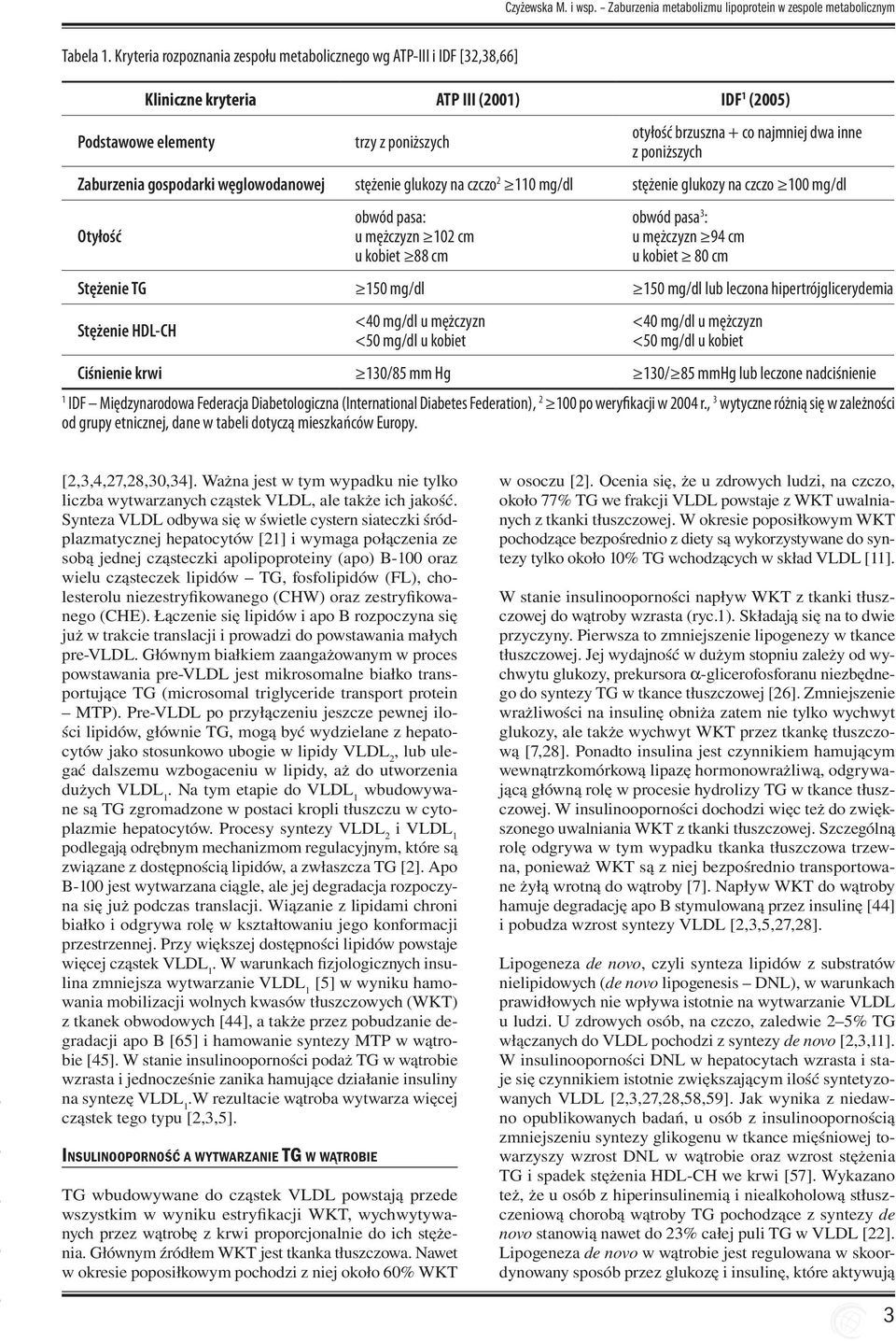 poniższych Zaburzenia gospodarki węglowodanowej stężenie glukozy na czczo 2 110 mg/dl stężenie glukozy na czczo 100 mg/dl Otyłość obwód pasa: u mężczyzn 102 cm u kobiet 88 cm obwód pasa 3 : u