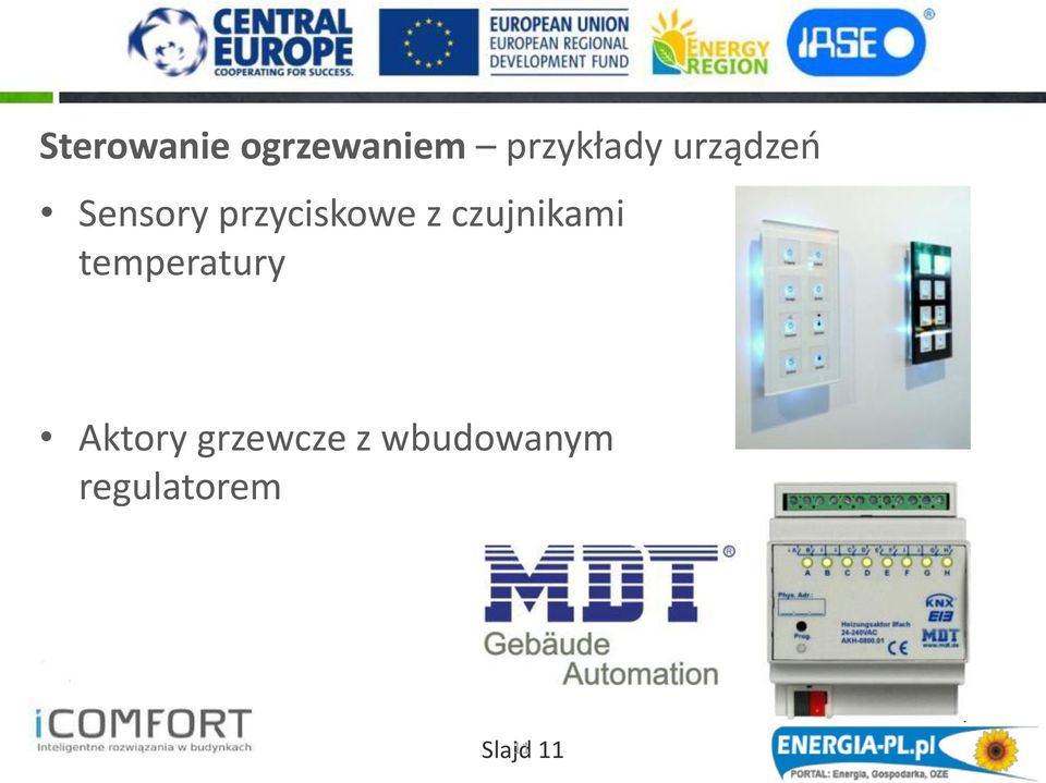 czujnikami temperatury Aktory