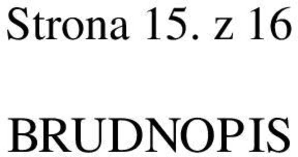 BRUDNOPIS