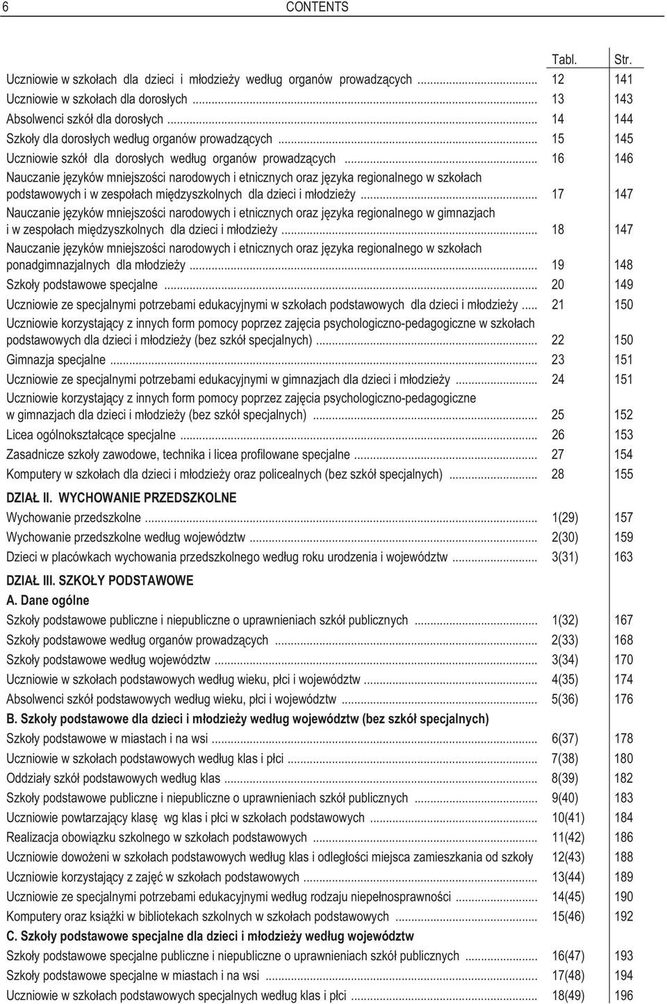 .. 16 146 Nauczanie j zyków mniejszo ci narodowych i etnicznych oraz j zyka regionalnego w szko ach podstawowych i w zespo ach mi dzyszkolnych dla dzieci i m odzie y.