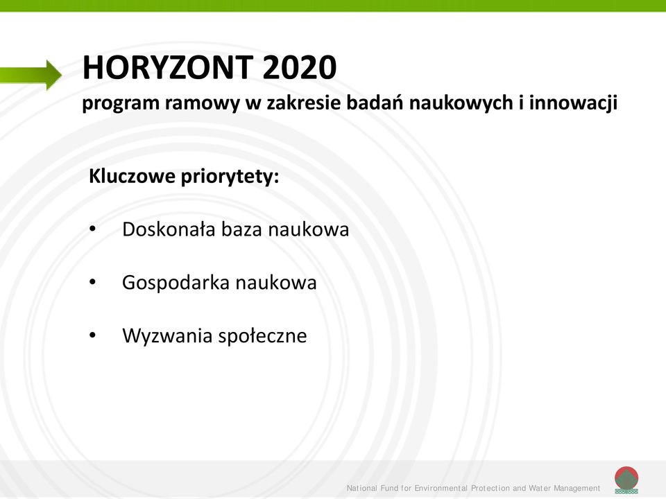 Kluczowe priorytety: Doskonała baza