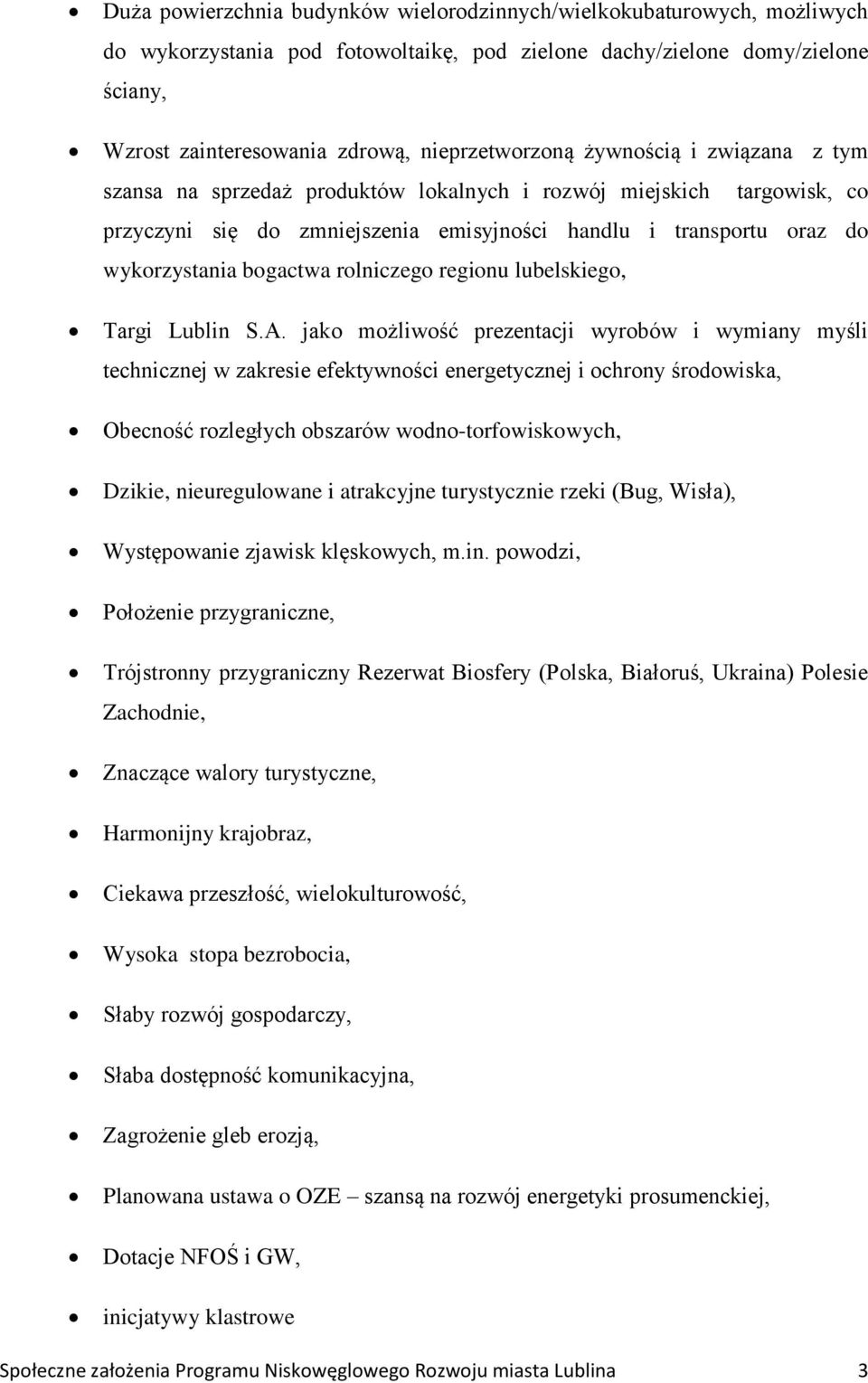 bogactwa rolniczego regionu lubelskiego, Targi Lublin S.A.
