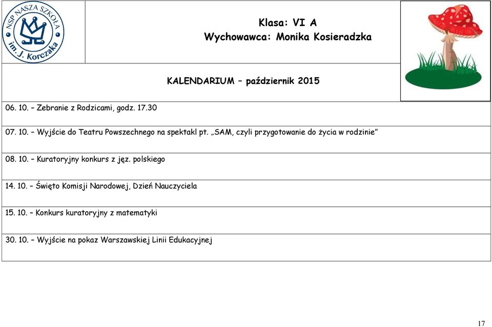 SAM, czyli przygotowanie do życia w rodzinie 08. 10.