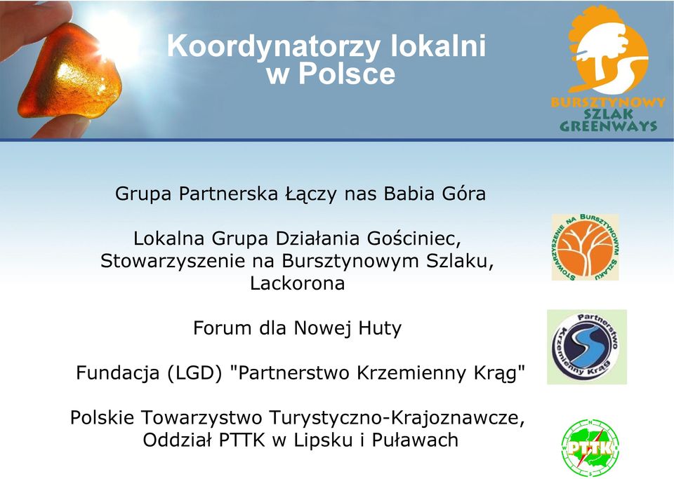 Lackorona Forum dla Nowej Huty Fundacja (LGD) "Partnerstwo Krzemienny