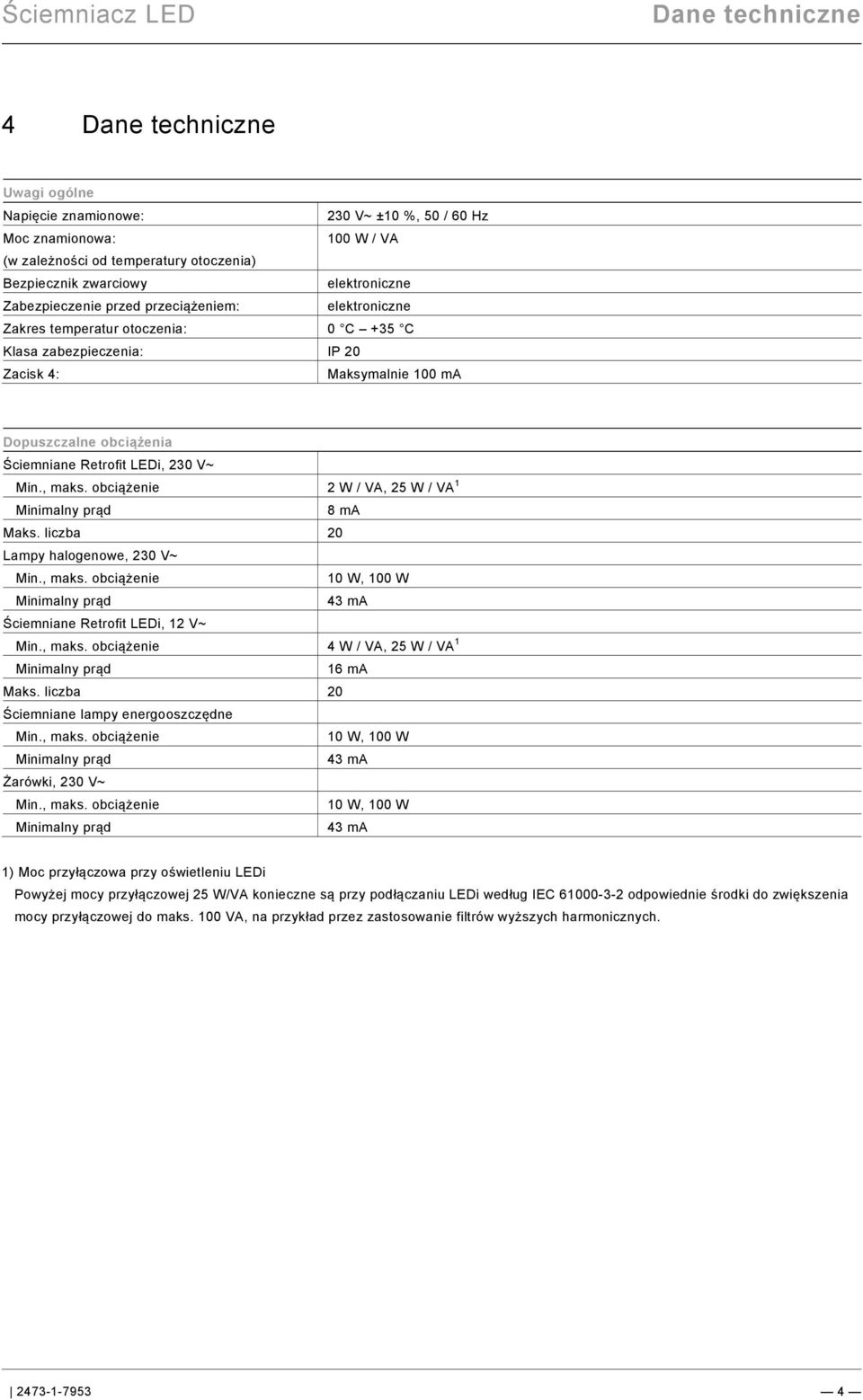 9\mod_1268898668093_0.docx @ 134985 @ @ 1 Dane techniczne Pos: 12 /#Neustruktur#/Modul-Struktur/Online-Dokumentation/Überschriften (--> Für alle Dokumente <--)/1.