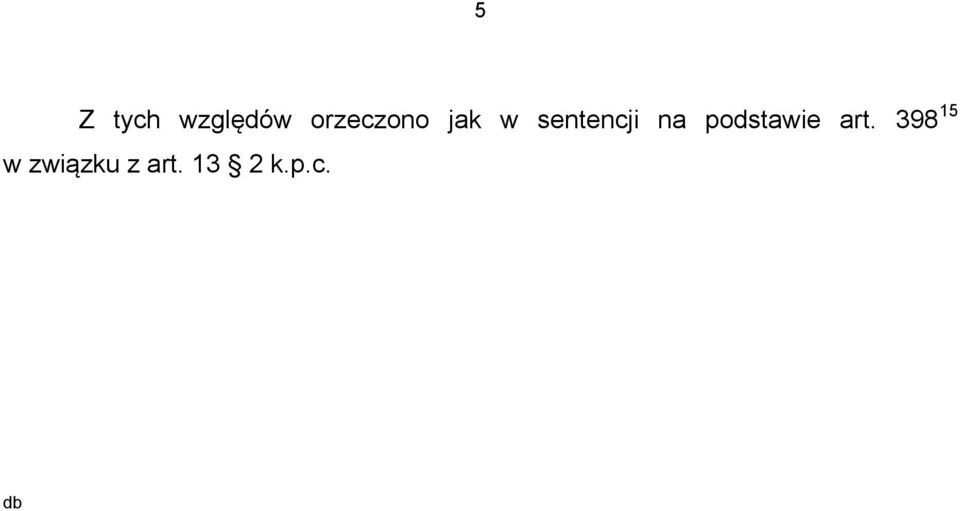 sentencji na podstawie