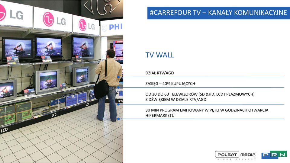 LCD I PLAZMOWYCH) Z DŹWIĘKIEM W DZIALE RTV/AGD 30 MIN