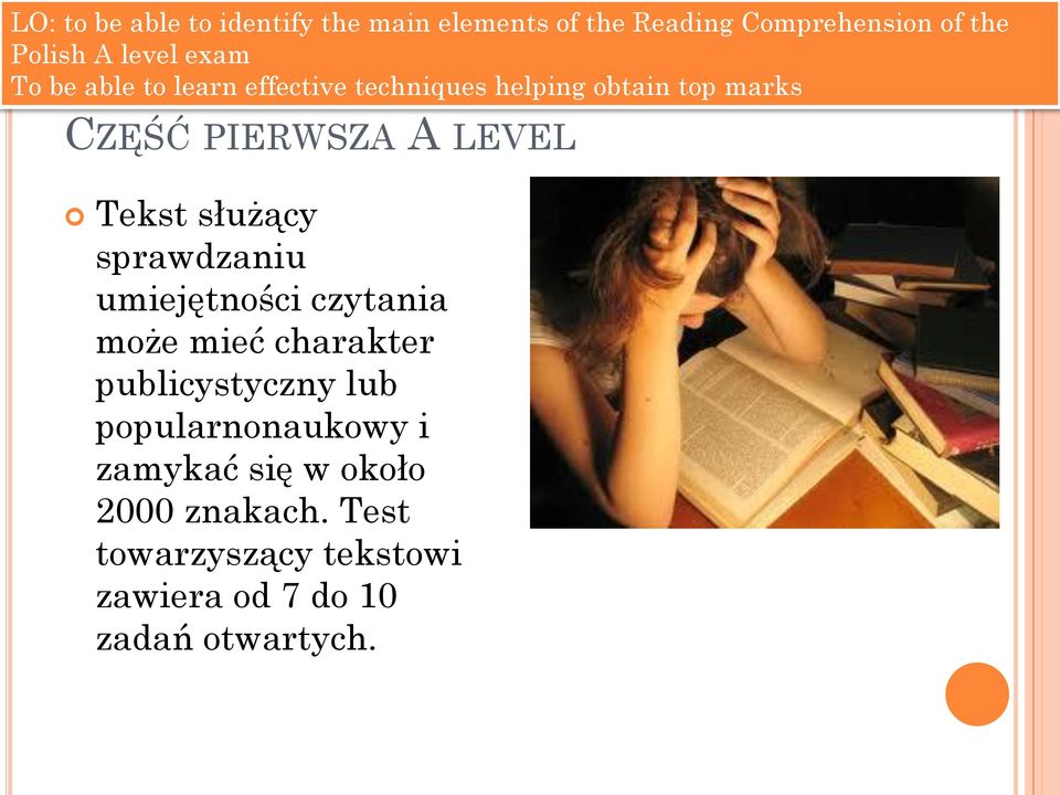 lub popularnonaukowy i zamykać się w około 2000 znakach.