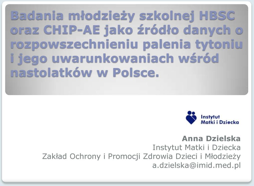 nastolatków w Polsce.