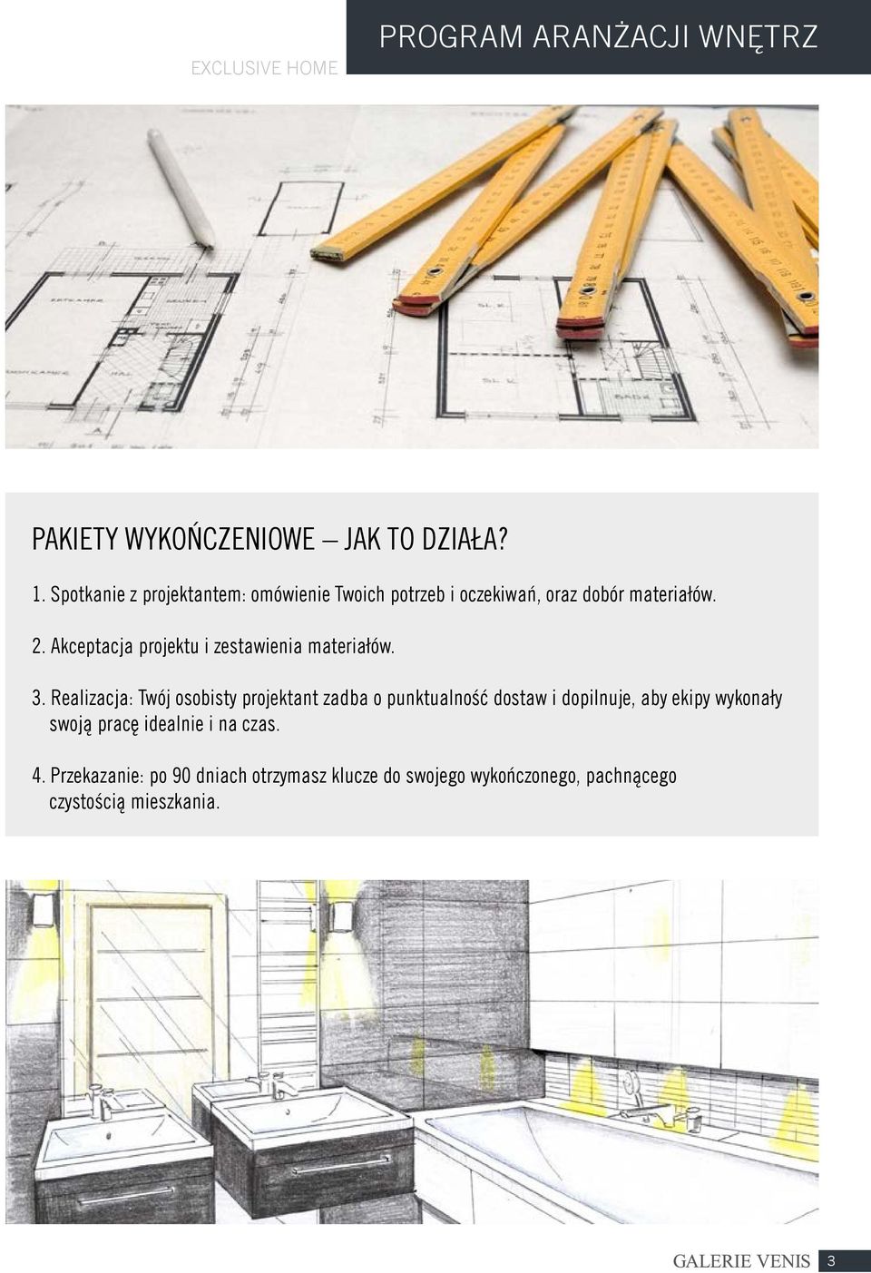 Akceptacja projektu i zestawienia materiałów. 3.