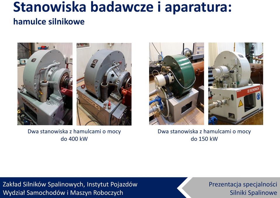hamulcami o mocy do 400 kw Dwa