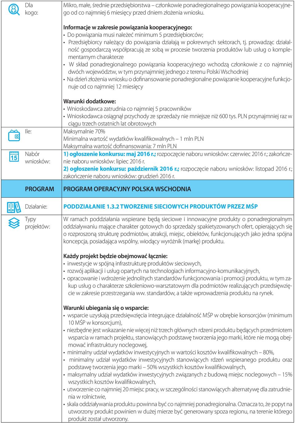 prowadząc działalność gospodarczą współpracują ze sobą w procesie tworzenia produktów lub usług o komplementarnym charakterze W skład ponadregionalnego powiązania kooperacyjnego wchodzą członkowie z