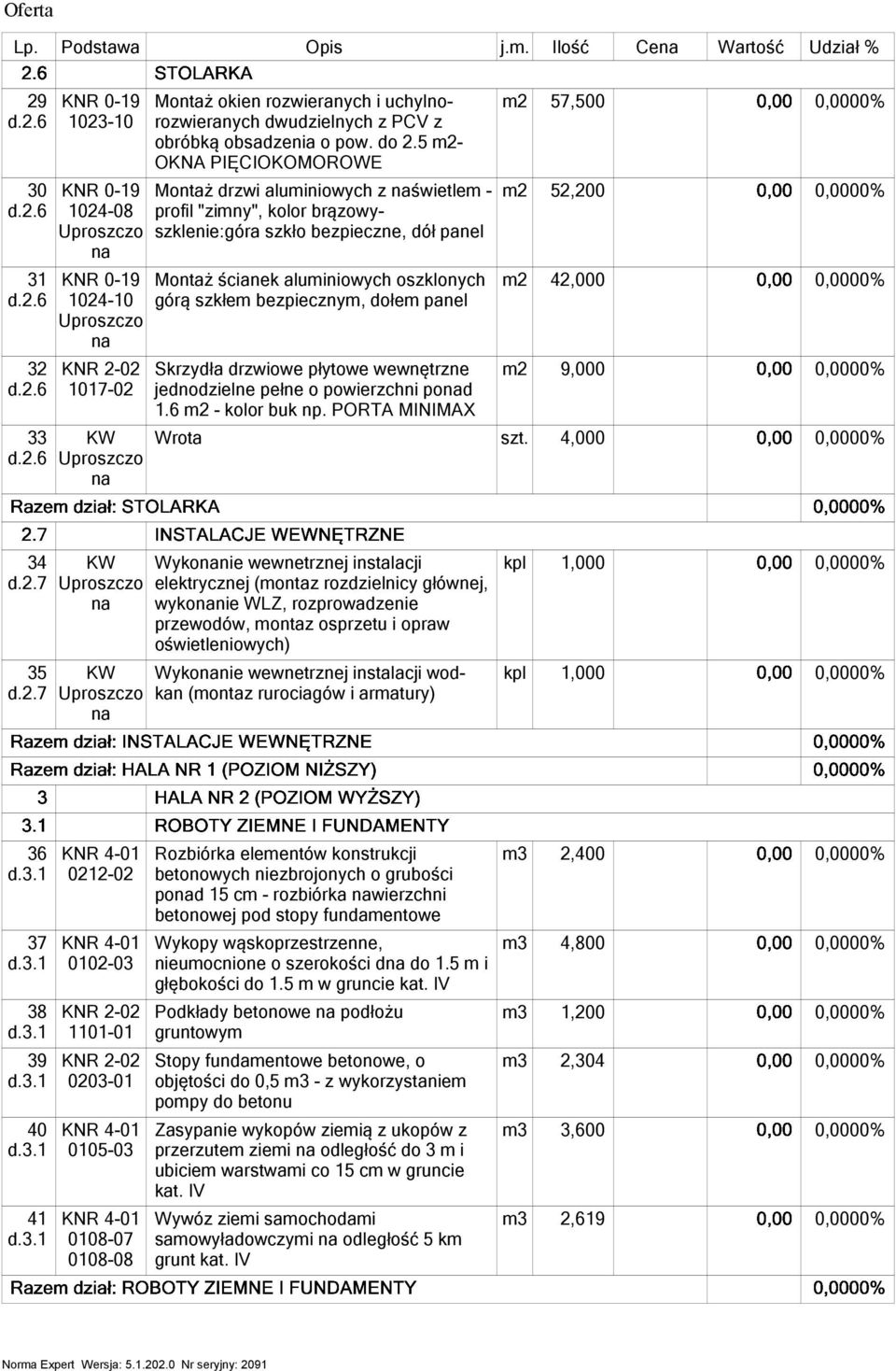 dołem panel Skrzydła drzwiowe płytowe wewnętrzne jednodzielne pełne o powierzchni pod 1.6 - kolor buk np. PORTA MINIMAX 57,500 52,