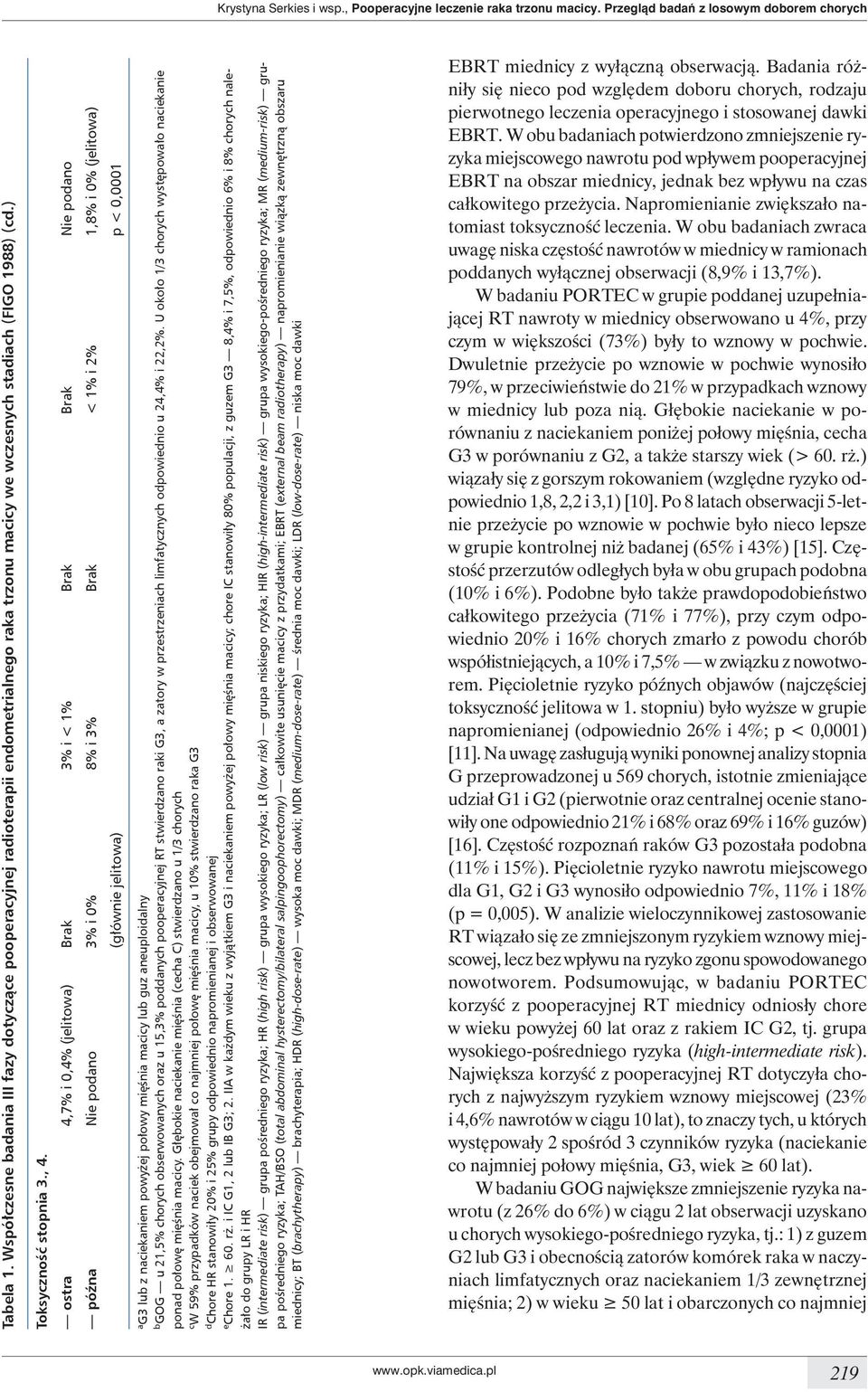) Nie podano 1,8% i 0% (jelitowa) p < 0,0001 Brak < 1% i 2% Brak Brak 3% i < 1% 8% i 3% Brak 3% i 0% (głównie jelitowa) 4,7% i 0,4% (jelitowa) Nie podano Toksyczność stopnia 3., 4.