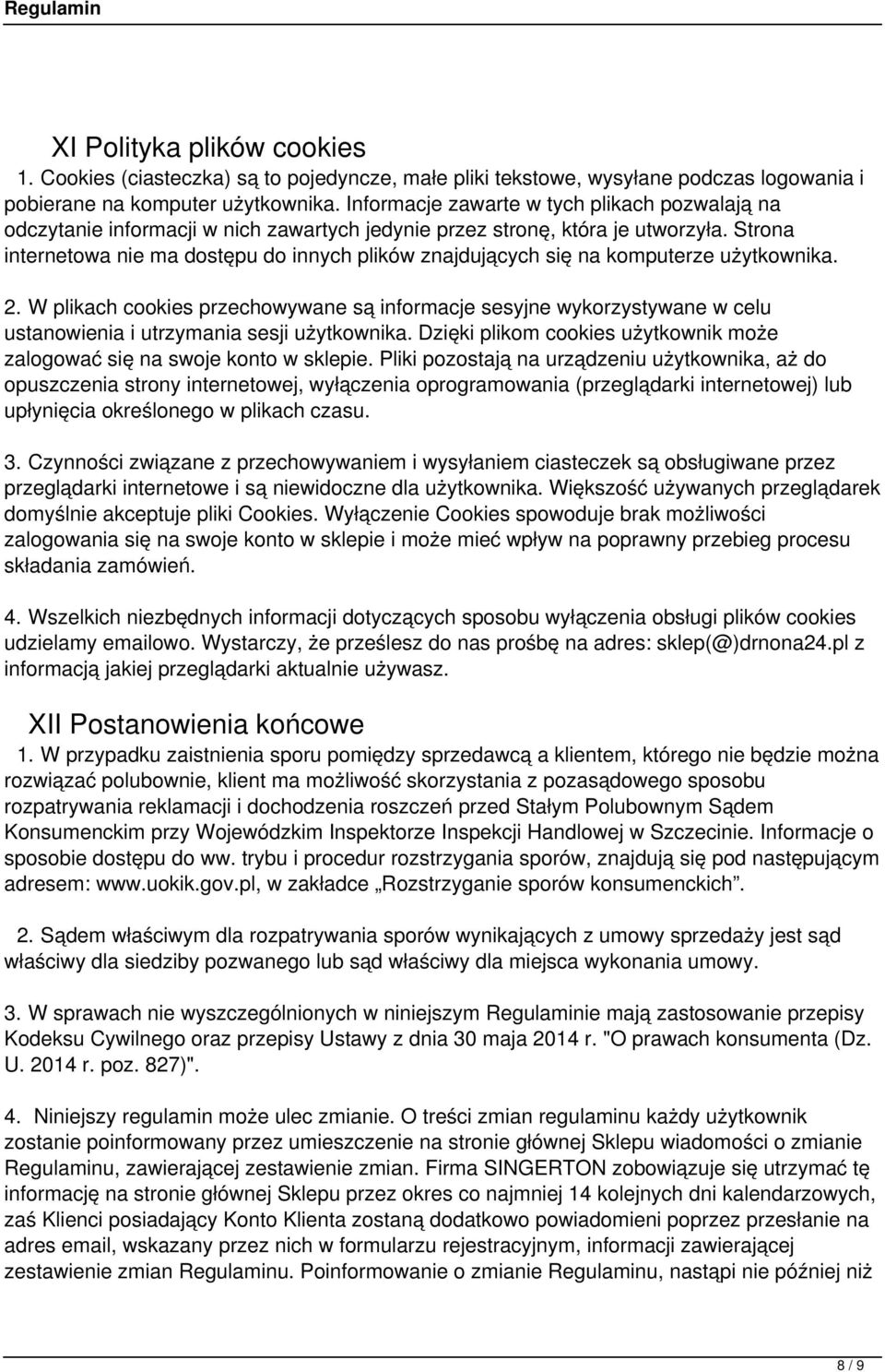 Strona internetowa nie ma dostępu do innych plików znajdujących się na komputerze użytkownika. 2.
