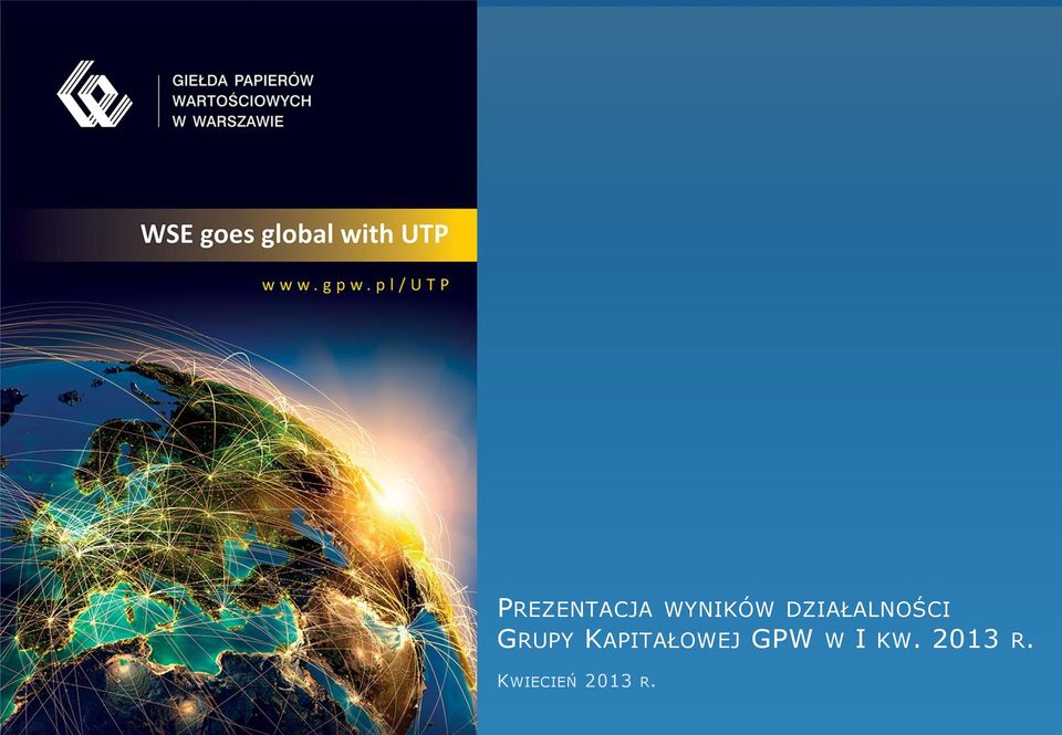 KAPITAŁOWEJ GPW W I