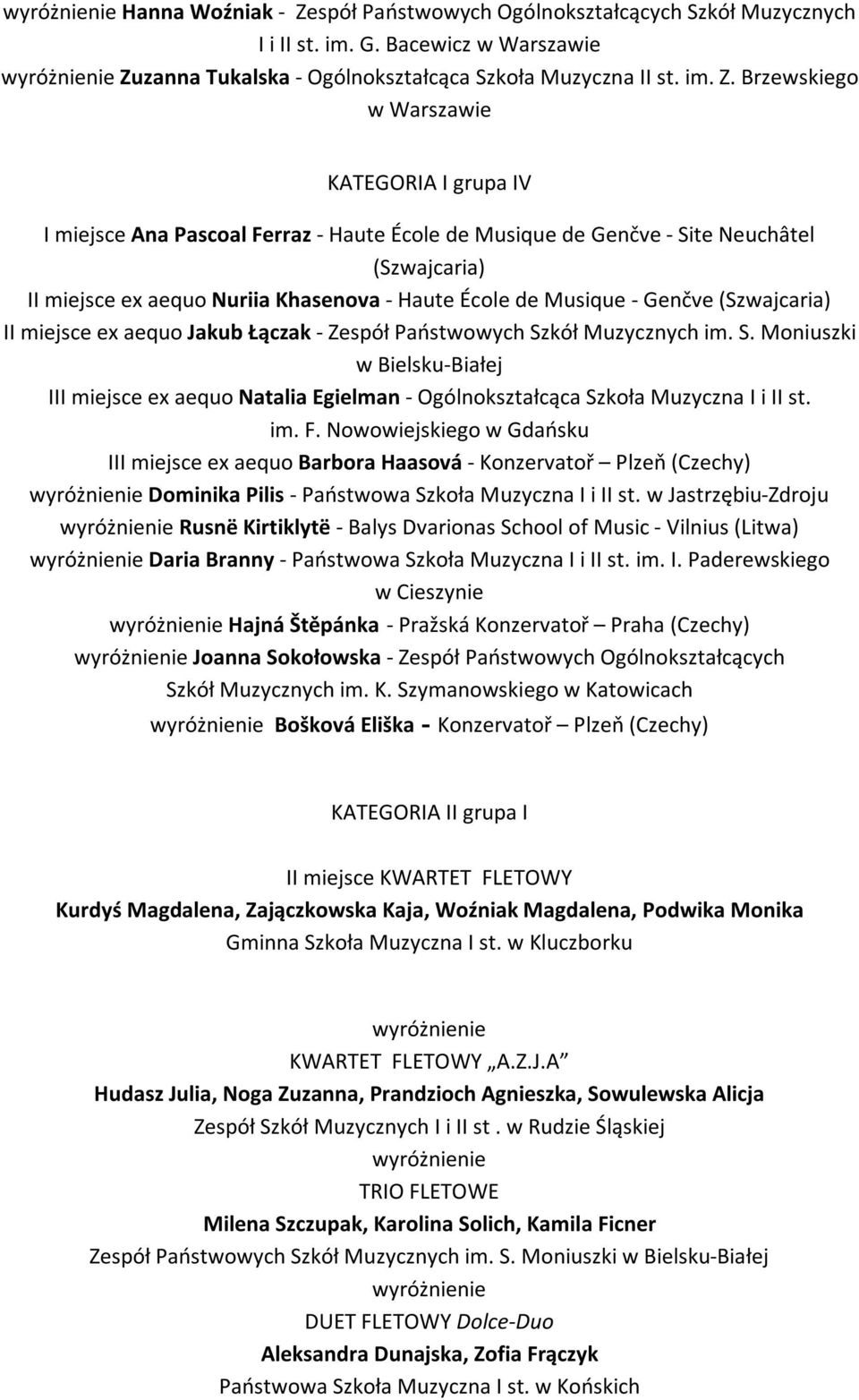 zanna Tukalska - Ogólnokształcąca Szkoła Muzyczna II st. im. Z.