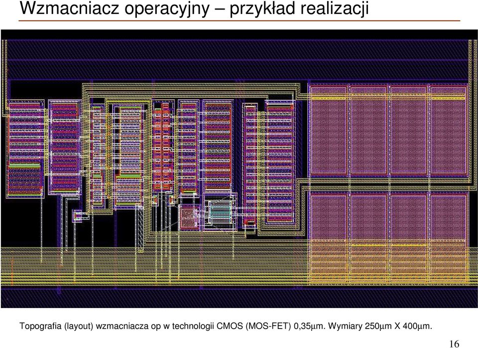 wzmacniacza op w technologii CMOS