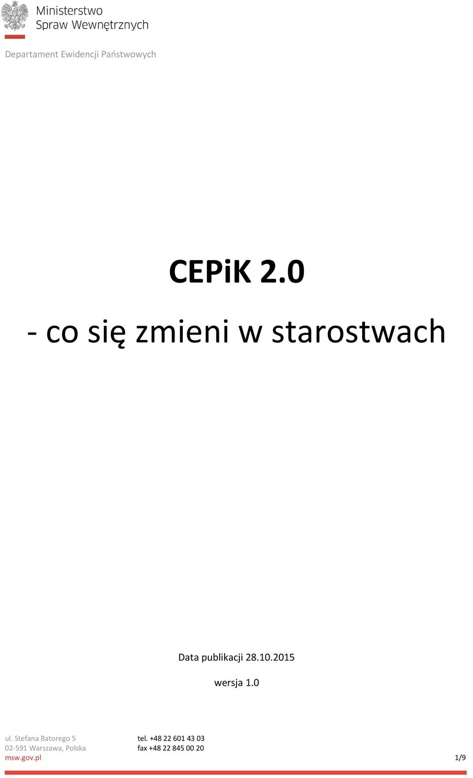 0 - co się zmieni w starostwach